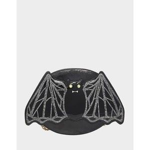 Betsey Johnson Purse Halloween Bag Kitsch Crossbody Patent Bat NEW